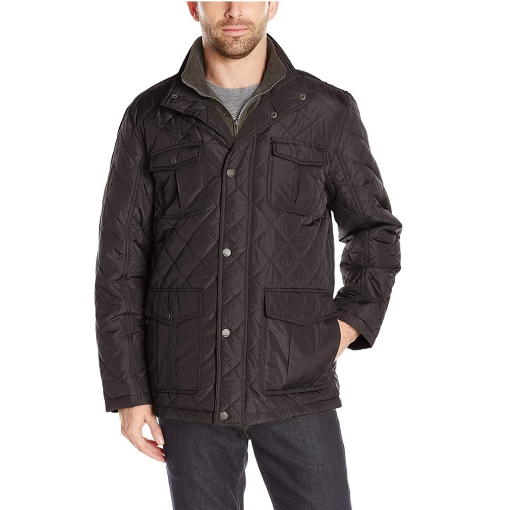 LONDON FOG QUILTED FIELD COAT